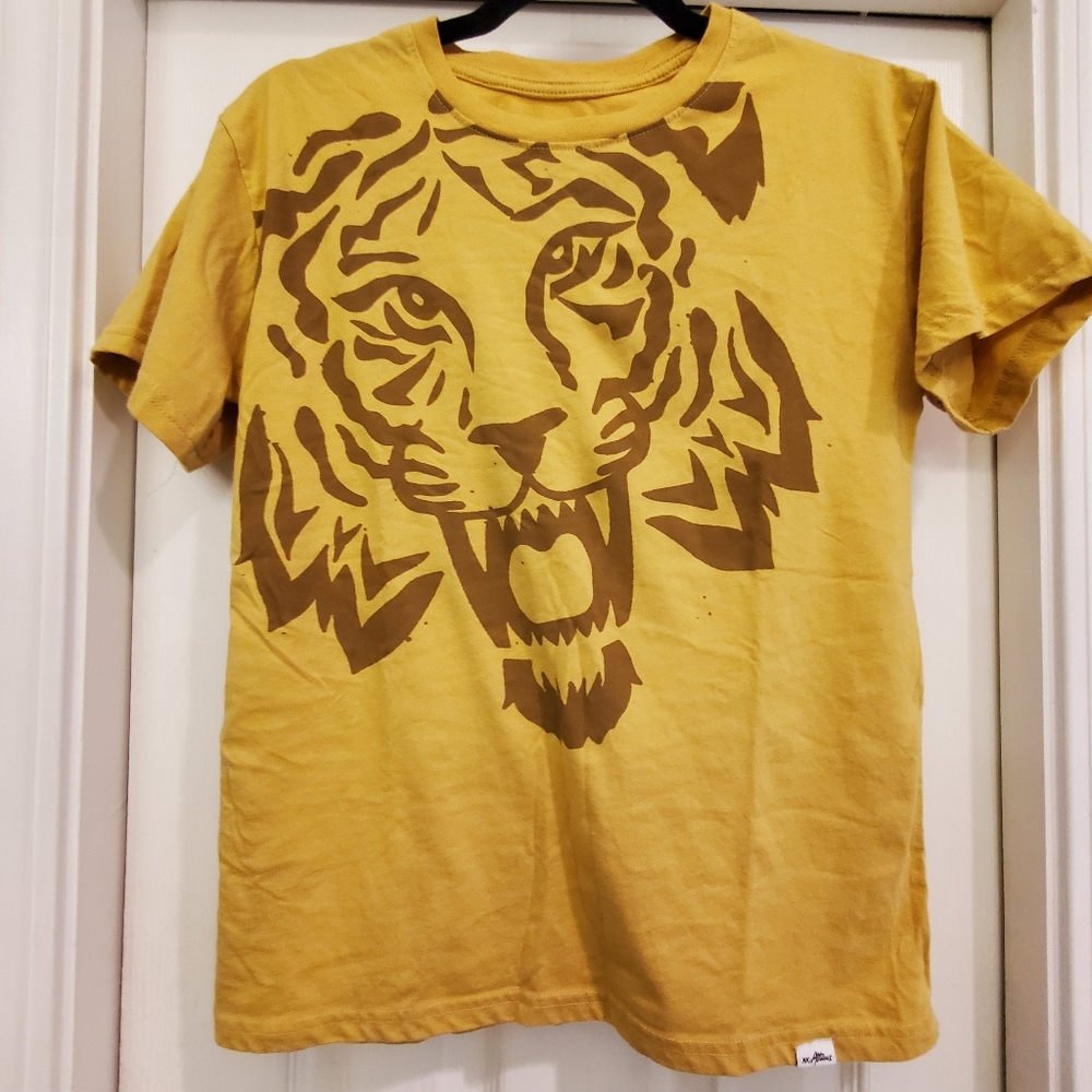 Women’s Atticus Poetry Stay Wild Tiger Short Sleeve Graphic T-shirt Size M